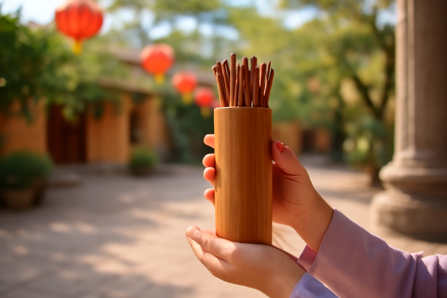 Xin xăm, gieo quẻ, xin lộc ở chùa và đền: hiểu cho đúng để giữ lòng bình thản